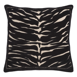 Safavieh Rhea Cotton Pillow in Black / Ivory