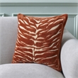 Safavieh Rhea Cotton Pillow in Red / Ivory