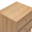 Safavieh Orion 2 Drawer Wood Nightstand in Brown / Oak