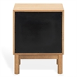 Safavieh Orion 2 Drawer Wood Nightstand in Brown / Oak