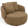 Safavieh Karolie Wood Swivel Chair in Light Brown
