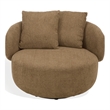 Safavieh Karolie Wood Swivel Chair in Light Brown
