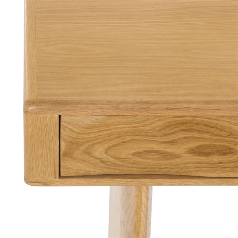 Safavieh Nikoletta 2 Drawer Wood Desk in Natural
