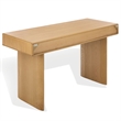 Safavieh Nikoletta 2 Drawer Wood Desk in Natural