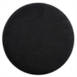 Safavieh Becka Round Boucle Storage Ottoma in Black / Natural