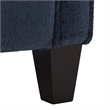 Safavieh Taylyn Chenille 3 Seat Sofa in Navy