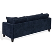 Safavieh Taylyn Chenille 3 Seat Sofa in Navy