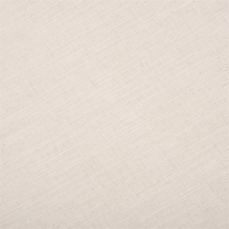 Safavieh Bogdana Round Iron Ottoman in Cream / Gold