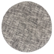 Safavieh Esfir Round Wood Pouf in Navy / Black
