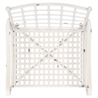 Safavieh Caledonia Iron Lounge Chair Set 2 in White