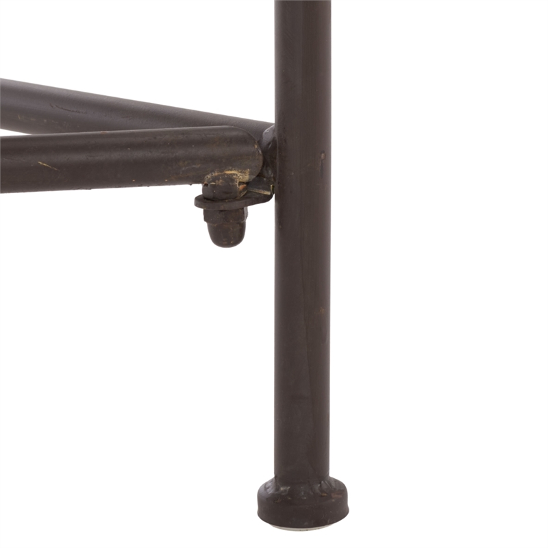 Safavieh Caledonia Iron Lounge Chair Set 2 in Brown
