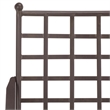 Safavieh Caledonia Iron Lounge Chair Set 2 in Brown