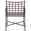 Safavieh Caledonia Iron Lounge Chair Set 2 in Brown