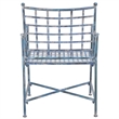 Safavieh Caledonia Iron Lounge Chair Set 2 in Blue