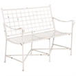 Safavieh Caledonia Iron Loveseat in White