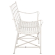 Safavieh Caledonia Iron Loveseat in White