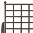 Safavieh Caledonia Iron Loveseat in Brown