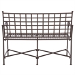 Safavieh Caledonia Iron Loveseat in Brown