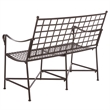 Safavieh Caledonia Iron Loveseat in Brown