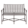 Safavieh Caledonia Iron Loveseat in Brown