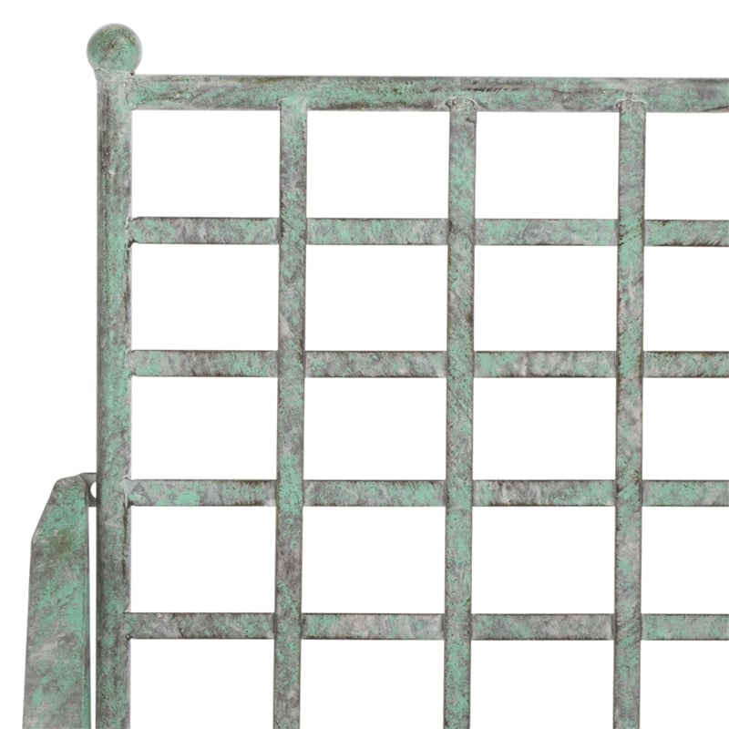 Safavieh Caledonia Iron Loveseat in Green