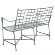 Safavieh Caledonia Iron Loveseat in Green
