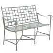Safavieh Caledonia Iron Loveseat in Green