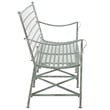 Safavieh Caledonia Iron Loveseat in Green