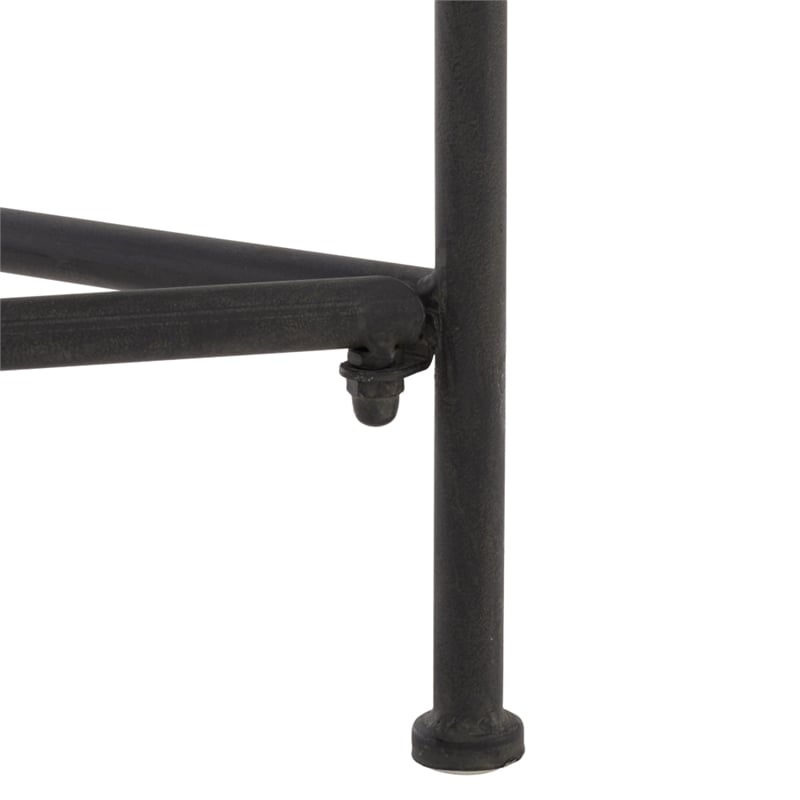 Safavieh Caledonia Iron Loveseat in Black