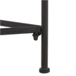 Safavieh Caledonia Iron Loveseat in Black