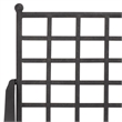 Safavieh Caledonia Iron Loveseat in Black