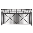 Safavieh Caledonia Iron Loveseat in Black