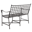 Safavieh Caledonia Iron Loveseat in Black