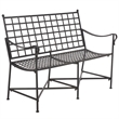 Safavieh Caledonia Iron Loveseat in Black