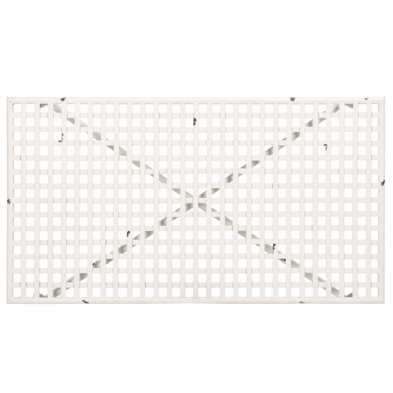 Safavieh Caledonia Iron Coffee Table in White