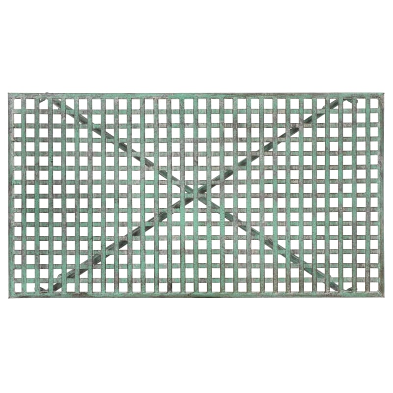 Safavieh Caledonia Iron Coffee Table in Green