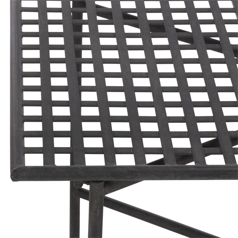 Safavieh Caledonia Iron Coffee Table in Black