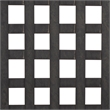 Safavieh Caledonia Iron Coffee Table in Black
