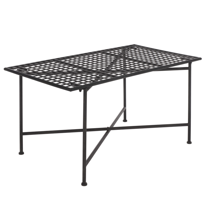 Safavieh Caledonia Iron Coffee Table in Black