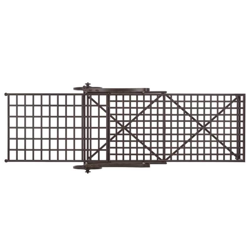Safavieh Caledonia Iron Chaise Lounge in Brown