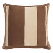 Safavieh Andy Cotton Pillow in Khaki / Ivory