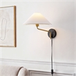 Safavieh Marni Wall Iron Sconce in Brass / Black