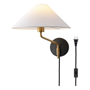 Safavieh Marni Wall Iron Sconce in Brass / Black