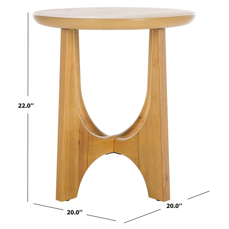 Safavieh Sasha Wood Accent Table in Natural