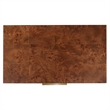Safavieh Francene Burl Wood Nightstand in Walnut