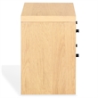 Safavieh Frederick 2 Drawer Wood Nightstand in Oak