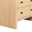 Safavieh Frederick 2 Drawer Wood Nightstand in Oak