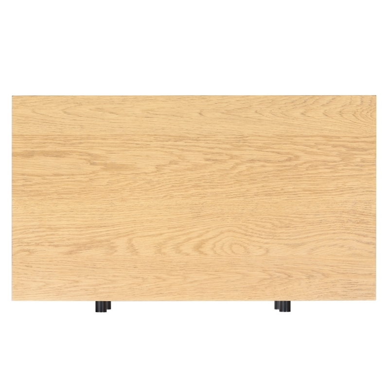 Safavieh Frederick 2 Drawer Wood Nightstand in Oak