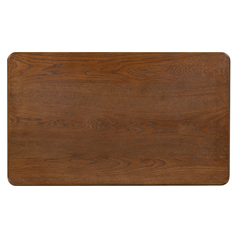 Safavieh Hannaleigh 2 Drawer Wood Nightstand in Dark Walnut