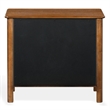 Safavieh Hannaleigh 2 Drawer Wood Nightstand in Dark Walnut